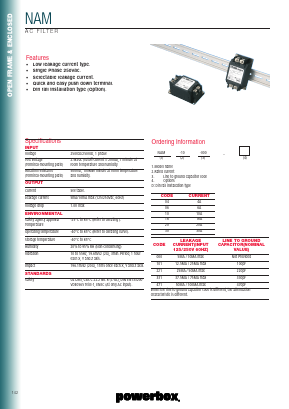 NAM-30-471 Datasheet PDF Powerbox
