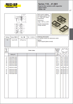 110-93-308-41-801 Datasheet PDF Precid-Dip Durtal SA