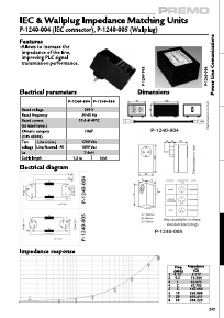 P-1240-004 Datasheet PDF PREMO CORPORATION S.L