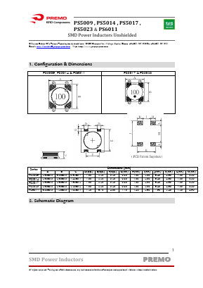 PS5017 Datasheet PDF PREMO CORPORATION S.L