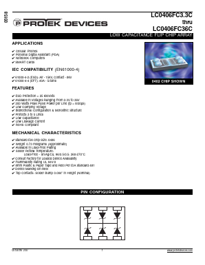 LC0406FC12C-T75-1 Datasheet PDF Protek Devices