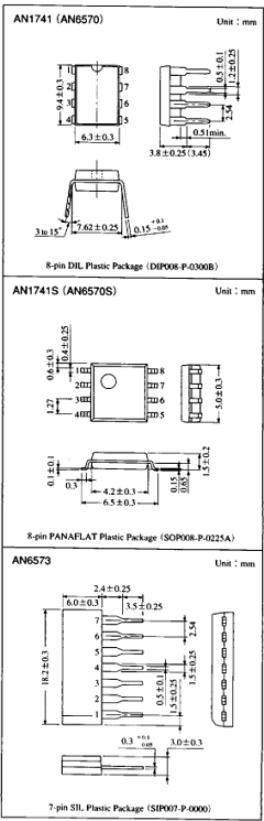 AN6573 Datasheet PDF Panasonic Corporation