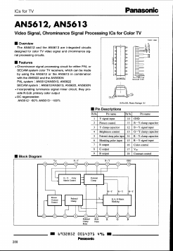 AN5612 Datasheet PDF Panasonic Corporation