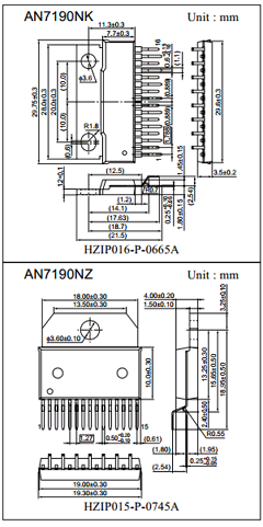 AN7190 Datasheet PDF Panasonic Corporation