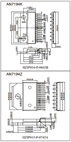 AN7194 Datasheet PDF Panasonic Corporation
