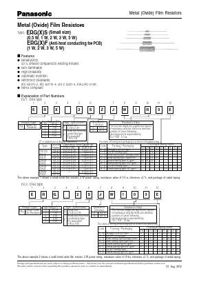 ERG-12FJ512E Datasheet PDF Panasonic Corporation