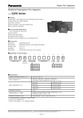 EZPE80406MTA Datasheet PDF Panasonic Corporation