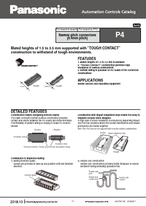 AXK720147GA Datasheet PDF Panasonic Corporation