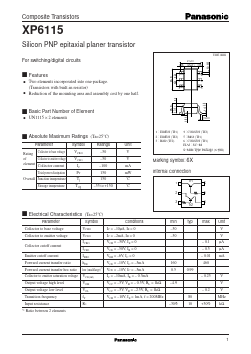 XP6115 Datasheet PDF Panasonic Corporation
