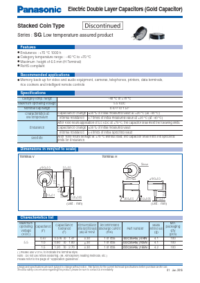 EECS5R5V474N Datasheet PDF Panasonic Corporation