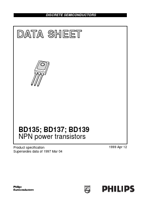 BD135-16 Datasheet PDF Philips Electronics