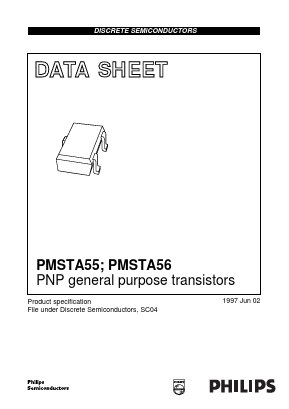 PMSTA56 Datasheet PDF Philips Electronics