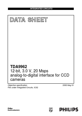 TDA9962 Datasheet PDF Philips Electronics