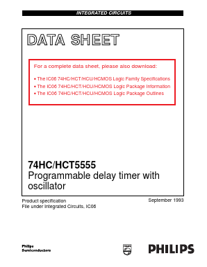 74HCT5555 Datasheet PDF Philips Electronics