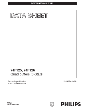 74F126 Datasheet PDF Philips Electronics