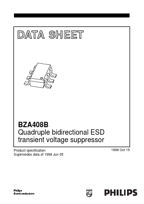 BZA408B Datasheet PDF Philips Electronics