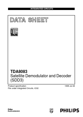 TDA8083H Datasheet PDF Philips Electronics