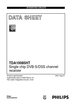 TDA10085 Datasheet PDF Philips Electronics