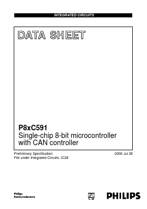 P87C591 Datasheet PDF Philips Electronics