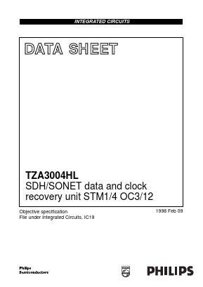 TZA3004HL/C3 Datasheet PDF Philips Electronics