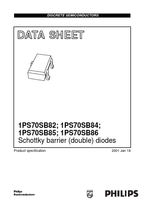 1PS70SB86 Datasheet PDF Philips Electronics