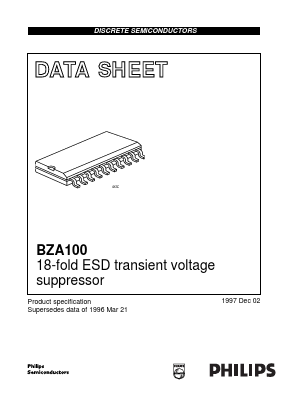 BZA100 Datasheet PDF Philips Electronics