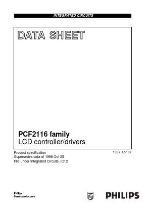 PCF2114CU/10 Datasheet PDF Philips Electronics