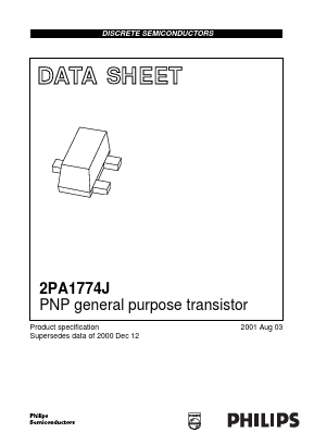 2PA1774RJ Datasheet PDF Philips Electronics
