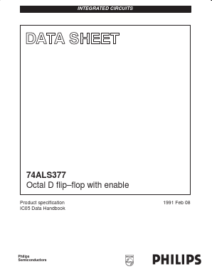 74ALS377DB Datasheet PDF Philips Electronics