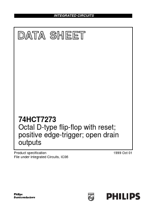 74HCT7273 Datasheet PDF Philips Electronics