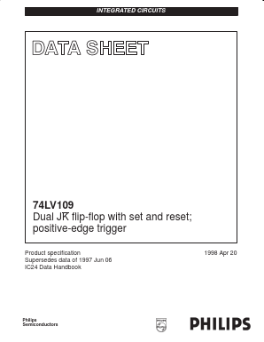 74LV109N Datasheet PDF Philips Electronics