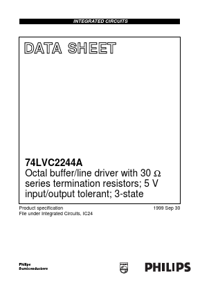 74LVC2244A Datasheet PDF Philips Electronics