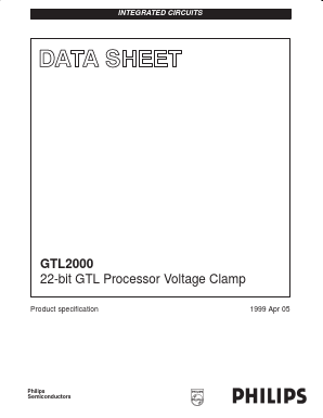 GTL2000DB Datasheet PDF Philips Electronics