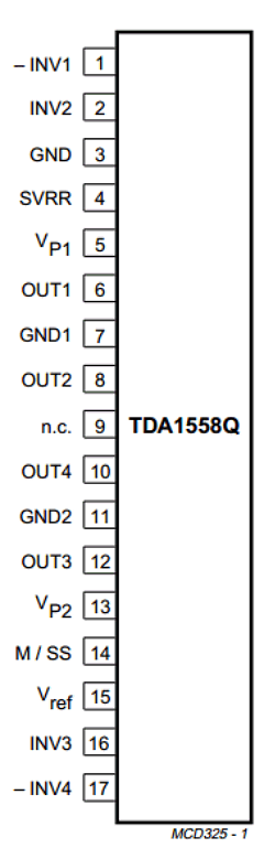 TDA1558 Datasheet PDF Philips Electronics