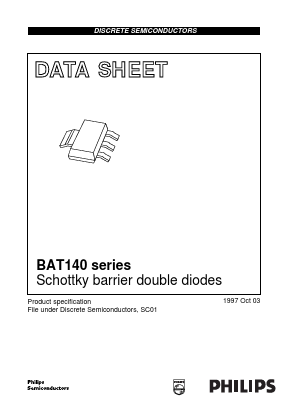 BAT140S Datasheet PDF Philips Electronics