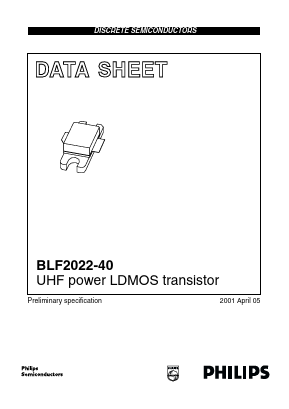BLF2022-40 Datasheet PDF Philips Electronics
