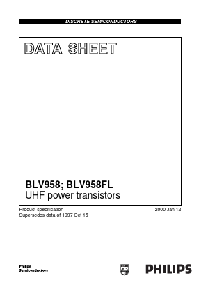 BLV958 Datasheet PDF Philips Electronics