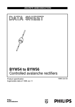 BYW54 Datasheet PDF Philips Electronics