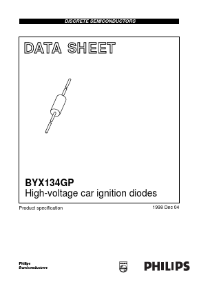 BYX134GP Datasheet PDF Philips Electronics
