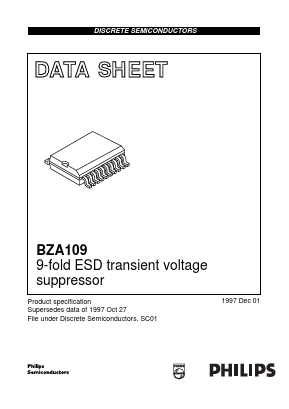 BZA109 Datasheet PDF Philips Electronics