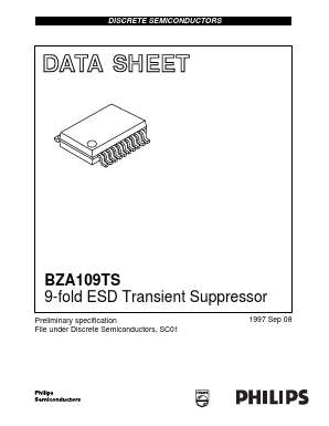BZA109TS Datasheet PDF Philips Electronics