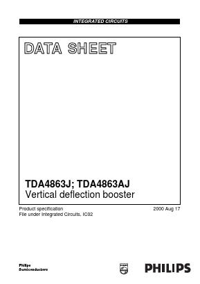 TDA4863AJ Datasheet PDF Philips Electronics