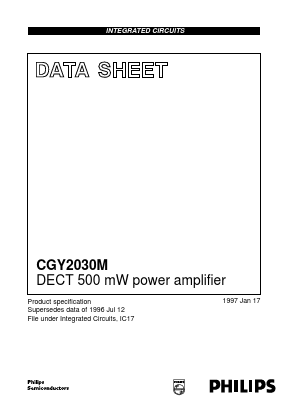 CGY2030M/C1 Datasheet PDF Philips Electronics
