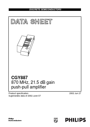 CGY887 Datasheet PDF Philips Electronics