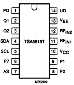 TSA5515T Datasheet PDF Philips Electronics