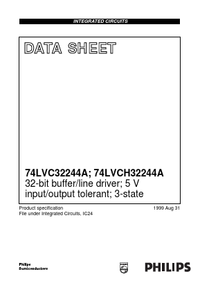 74LVC32244A Datasheet PDF Philips Electronics