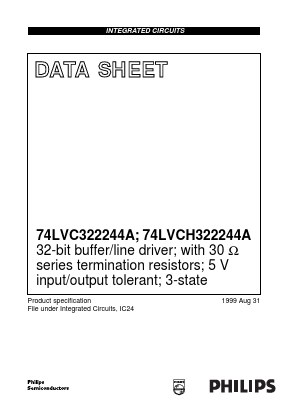 74LVC322244AEC Datasheet PDF Philips Electronics