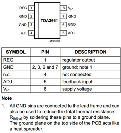 TDA3661T Datasheet PDF Philips Electronics