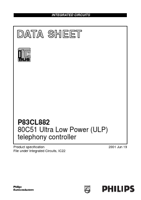 P83CL882T/001 Datasheet PDF Philips Electronics