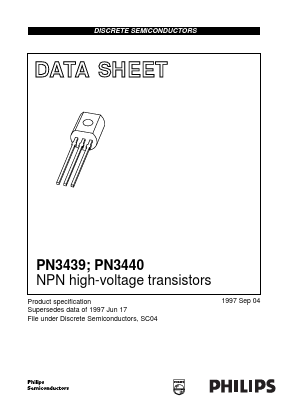 PN3440 Datasheet PDF Philips Electronics